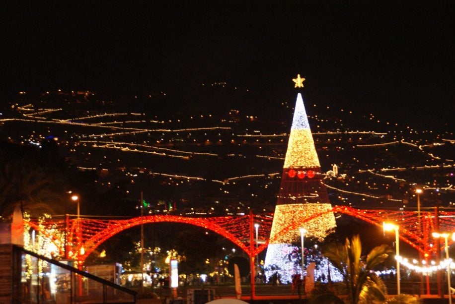 Funchal an Weihnachten