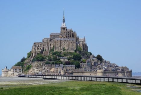 Le Mont Saint Michel mit AIDAvita Le Havre Ausflug Frankreich Insel Klosterberg Normandie
