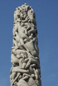 Monolith(Granitsäule aus 121 menschlichen Figuren) Vigeland