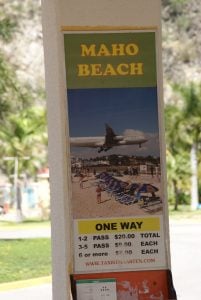 Taxi zu Maho Beach Sint Maarten