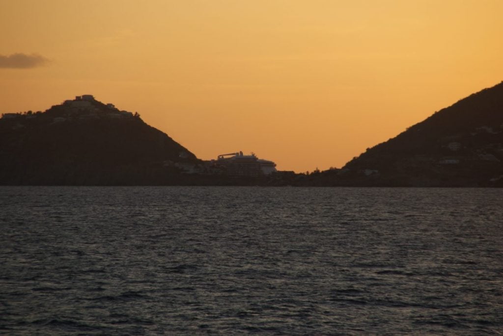 Sonnenuntergang Sint Maarten Karibik