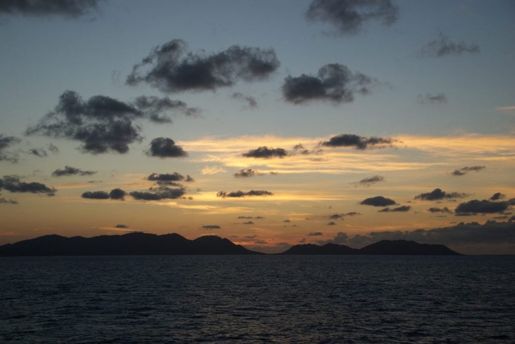 Sonnenuntergang Sint Maarten Karibik