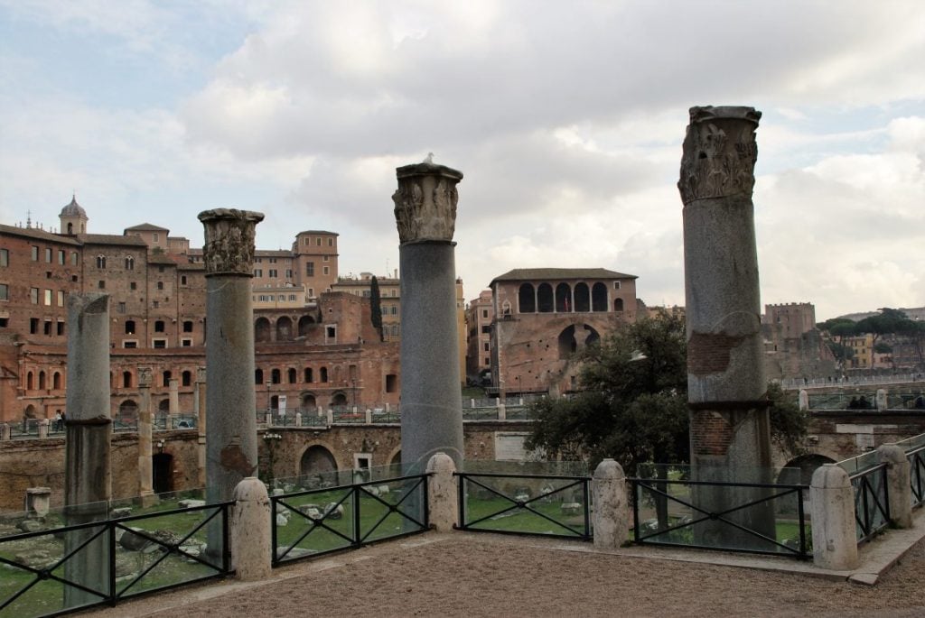 Trajansforum ist eine Erweiterung des Forum Romanum