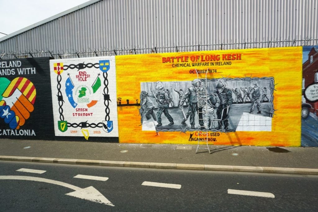 Peace Line Belfast