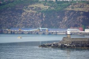 Fishguard Harbour Hafen Wales