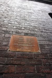 The Cavern Wall of Fame Liverpool