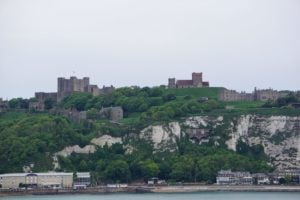 Dover Castle Kreidefelsen Hafen Ärmelkanal Meer Aida Kreuzfahrt