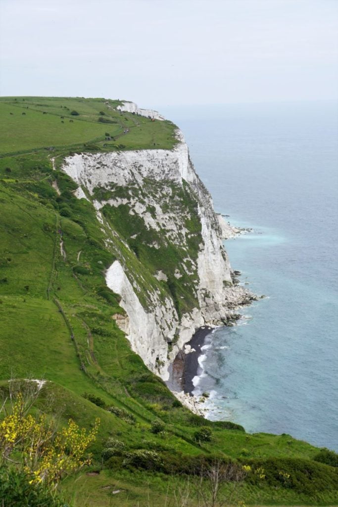 Die Kreidefelsen von Dover Meer Wiese Ausblick Panorama