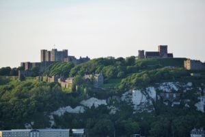 Abendstimmung sail away Aida Hafen Meer Dover Castle
