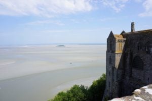 Blick aufs Wattenmeer Mont-Saint-Michel Panorama Aussicht
