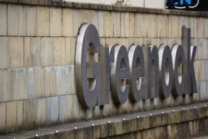 Greenock Schrift Gebäude