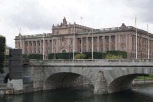 Riksdagshuset, das Reichstagsgebäude