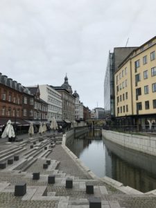 Aarhus A in der Fußgängerzone Aarhus